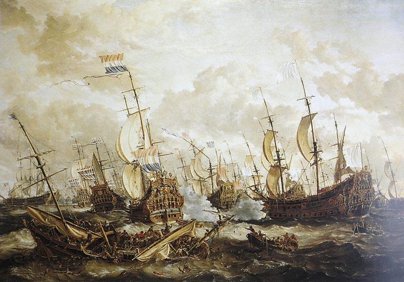 Abraham Storck Four Days Battle, 1-4 June 1666 France oil painting art